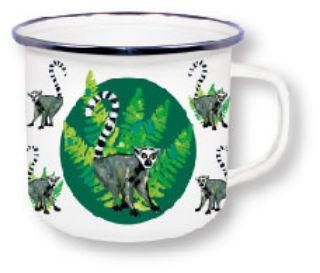 Obrázek z Hrnek smalt - lemur 475ml (6) 